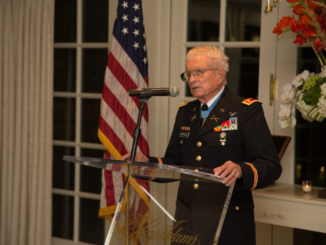 Dinner - LTC Kettles giving his speech.