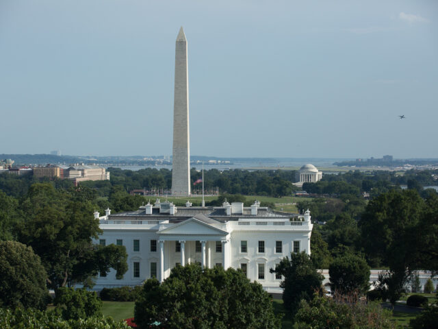 Dinner - another view of the White House.