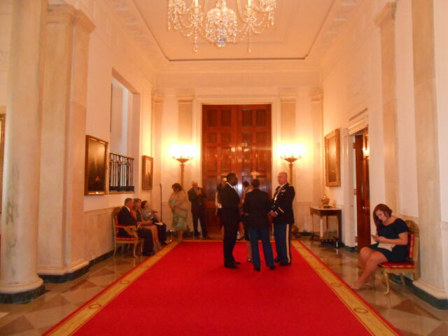 Whire House - Hallway to reception room
